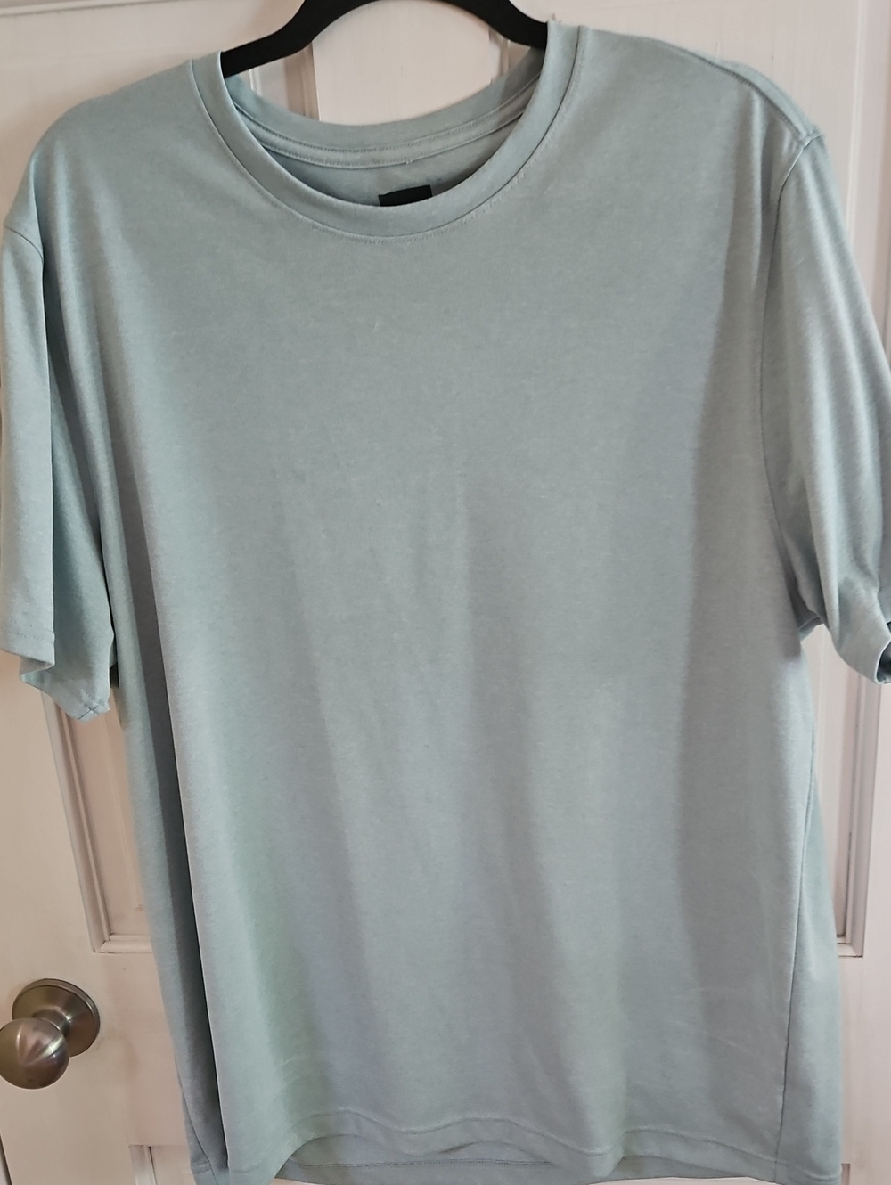 Classic Men's Crewneck T-Shirt in Light Aqua XL
